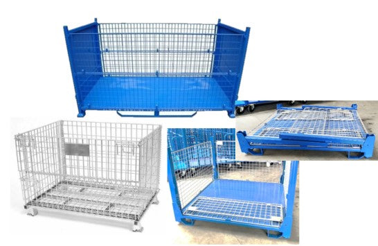 Collapsible &amp; Stackable Stillage Cages