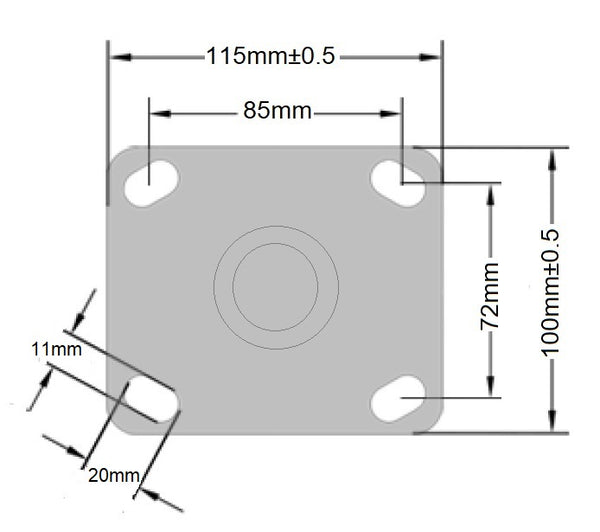 Ø150mm (6") Castors with Directional Lock
