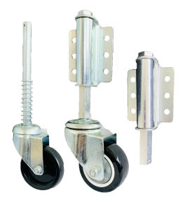 Gate Castors with Spring Loaded Plate > 40KG loading Capacity