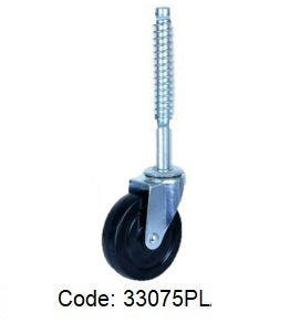 Gate Castors with Spring Loaded Plate > 40KG loading Capacity