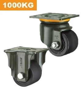 Ø100mm (4") Black Nylon Wheel Castors | 1000KG capacity per castor