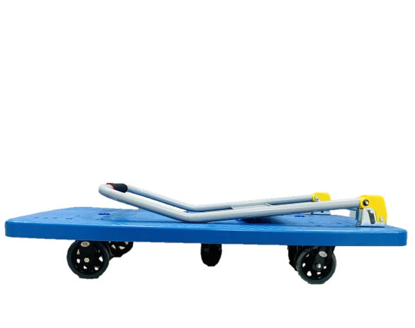 Folding Platform Trolley (High Handle) | 500KG | BLUE