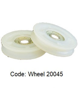 U-Groove PULLEY ROLLER Wheels > Nylon | LIGHT DUTY