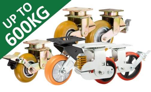 Spring Loaded Shock Absorbing Castors | Supo Castors Australia