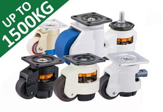 Level Adjustment Castors Australia | Mobile & Levelling Feet Combined