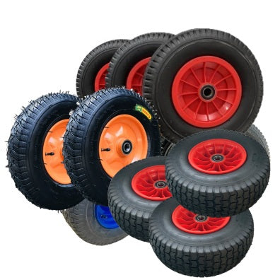 Ø400mm (16") Plastic Rim Pneumatic Wheels | 200KG loading Capacity