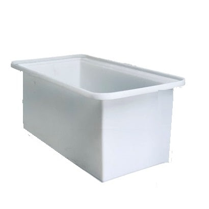 650LT Spring Loaded Laundry Tub Trolley | Plastic Bin Trolley-Straight Sided
