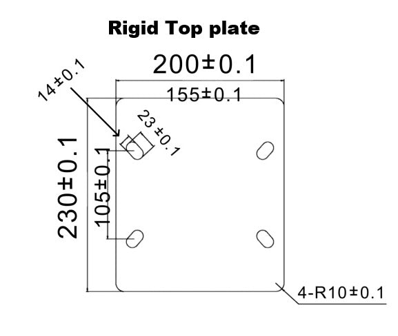 Ø300mm (12")Orange Urethane on Cast Iron DUAL WHEELS Castors | 5000KG capacity per castor