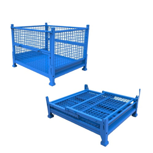 Collapsible & Stackable Mesh Stillage Storage Cage | 1500KG