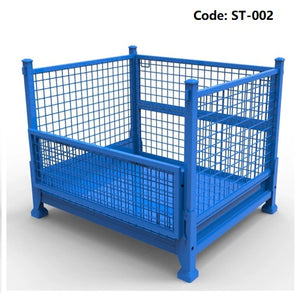 Collapsible & Stackable Mesh Stillage Storage Cage | 1500KG