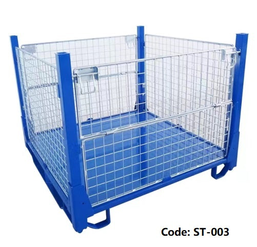 Collapsible & Stackable Stillage Pallet Cage | 1000KG