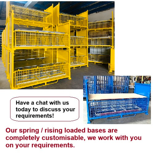 Fordable & Stackable Stillage Cage > Large| 1000KG