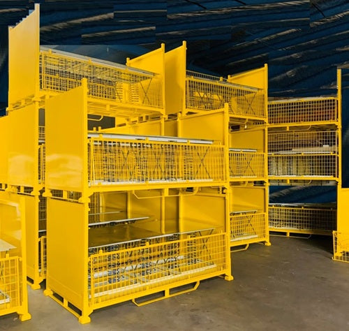 Fordable & Stackable Stillage Cage > Large| 1000KG