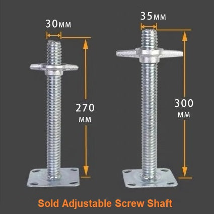 Solid Adjustable Screw Shaft for Scaffolding Castors