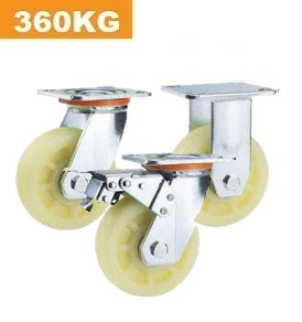 Ø150mm (6") Polypropylene (PP) Wheel Castors | 360KG capacity per castor