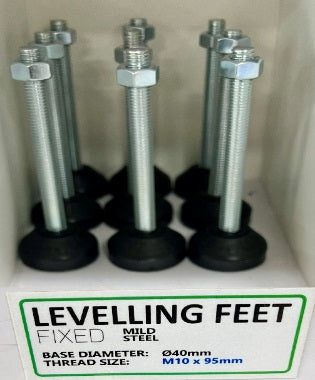 Levelling Feet | FIXED > MILD STEEL
