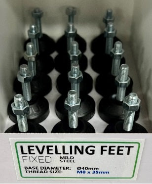 Levelling Feet | FIXED > MILD STEEL