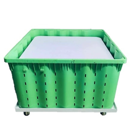 780LT Spring Loaded Square Container Trolley | Plastic Bin Trolley
