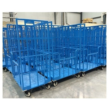 Heavy Duty Industrial  laundry trolley - Blue