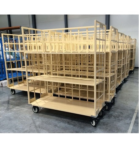 Heavy Duty Trolley with SHELVES - Large & Small