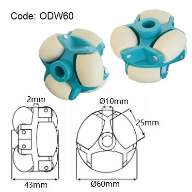 Omni and Multi Directional Wheels