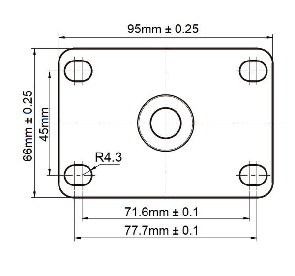 Ø65mm (2½") Polyurethane (PU) Wheel Castors | 72KG capacity per castor