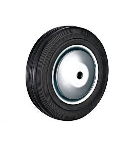 Ø250mm (10") Black Rubber with Metal Center Wheels only | 500KG capacity per wheel